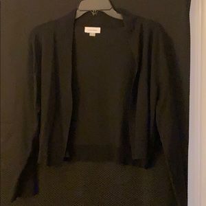 Calvin Klein cropped open front cardigan!